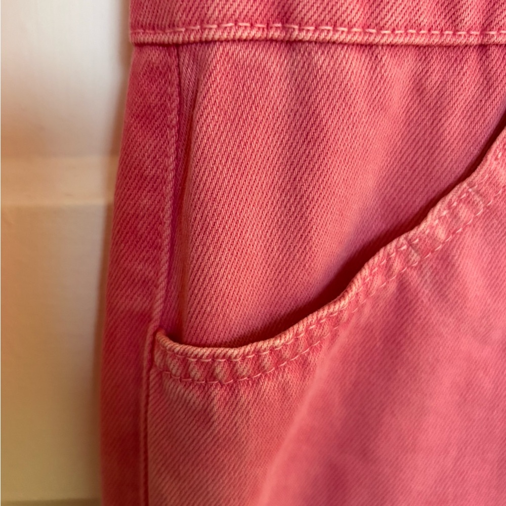 Pink Button-Up Jumpsuit - Picture 4 of 4
